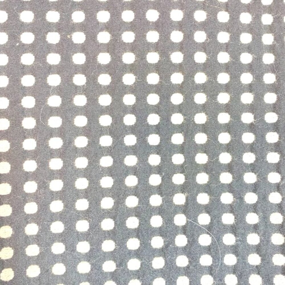 Willi Smith Vintage Womens Tailored Black & Off White Oval Pattern 3/4 Sleeve Bl - Picture 6 of 7